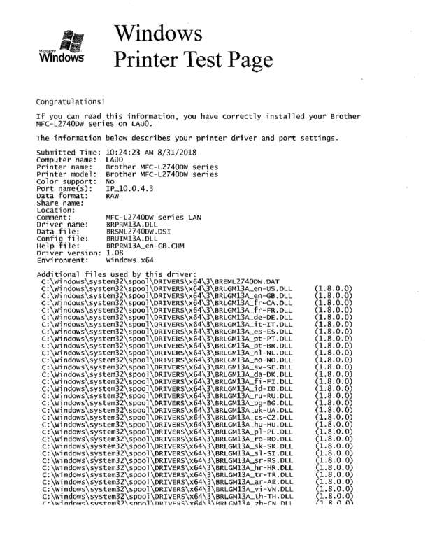 Fax page