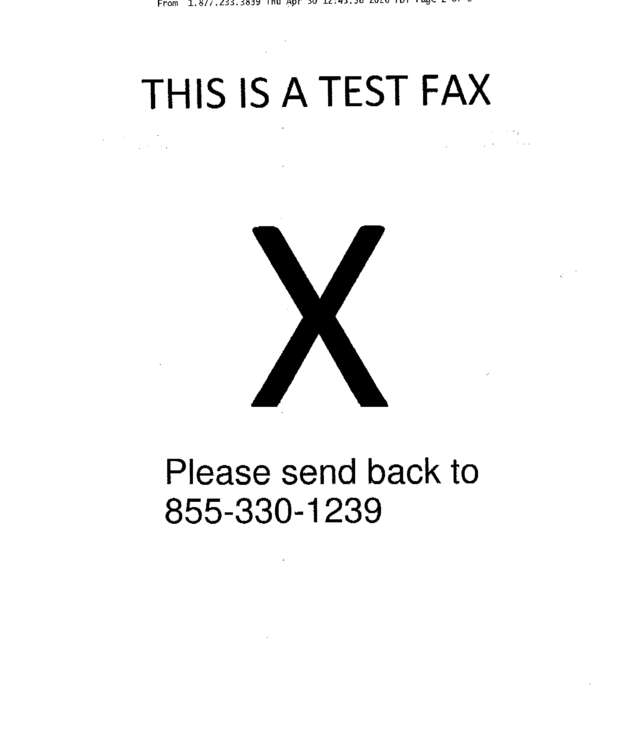 fax page