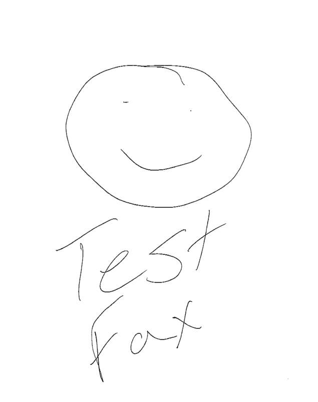 Fax page