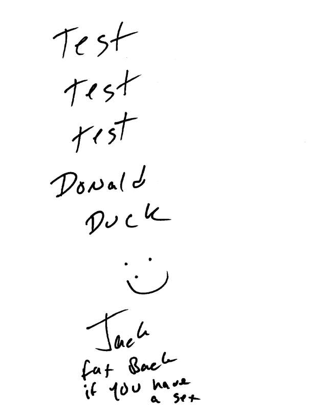 Fax page