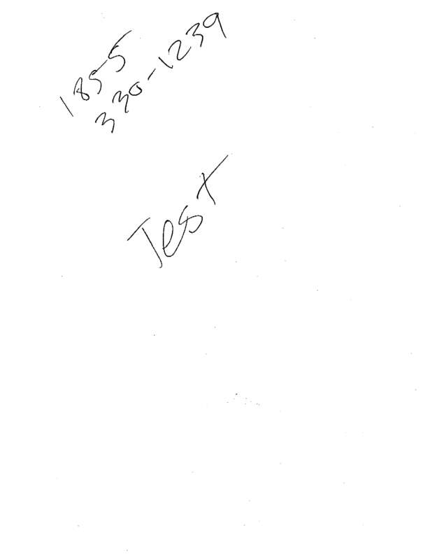 Fax page