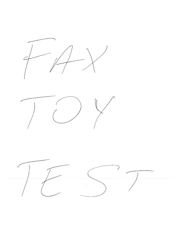 Fax page