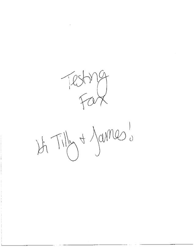 Fax page