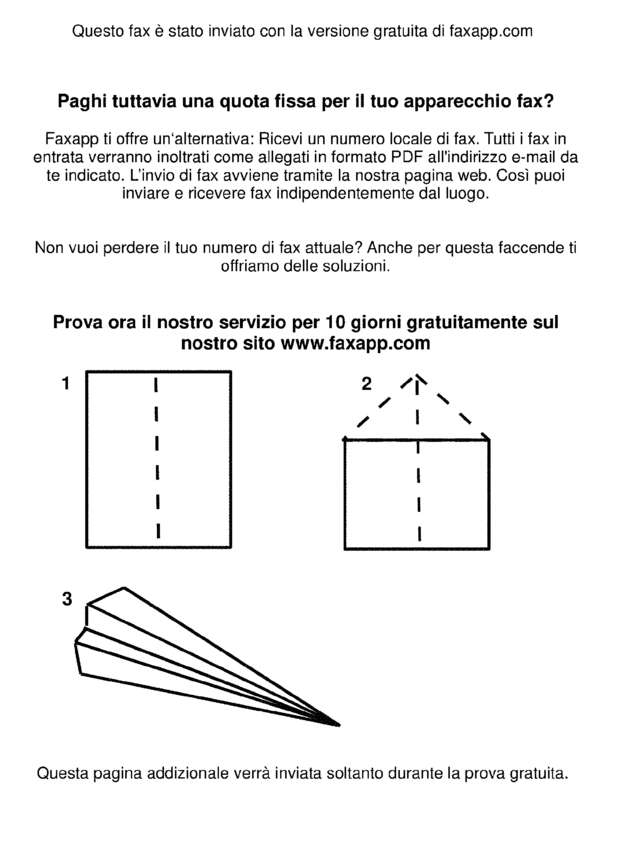 Fax page