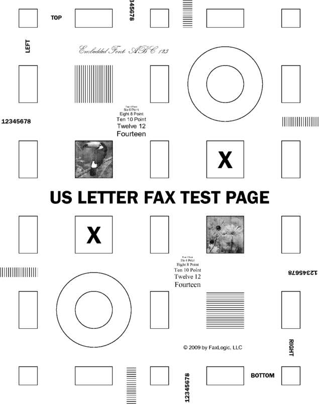 Fax page