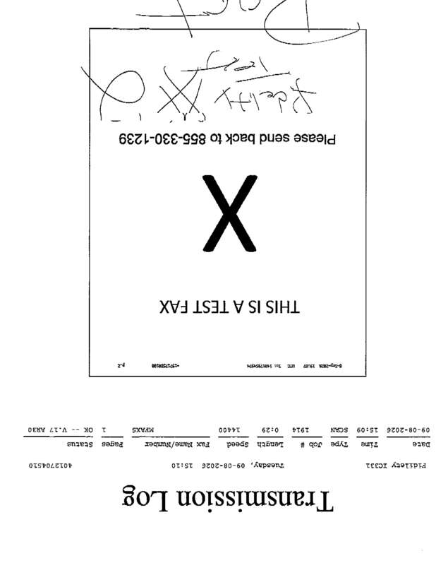 fax page