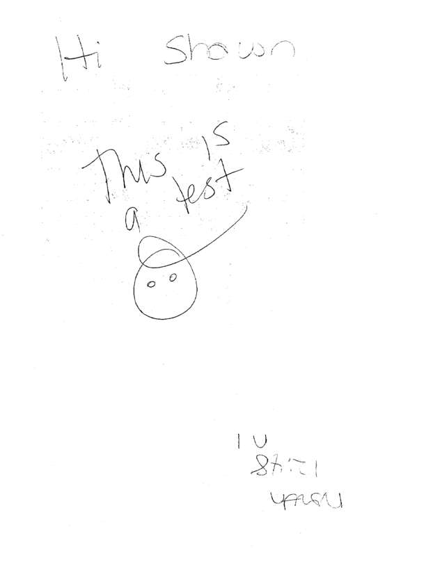 Fax page