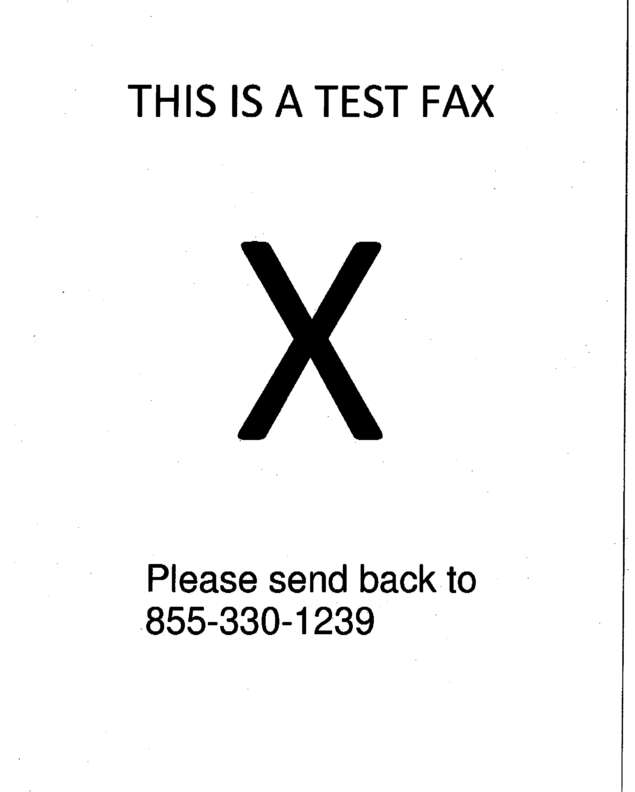 fax page
