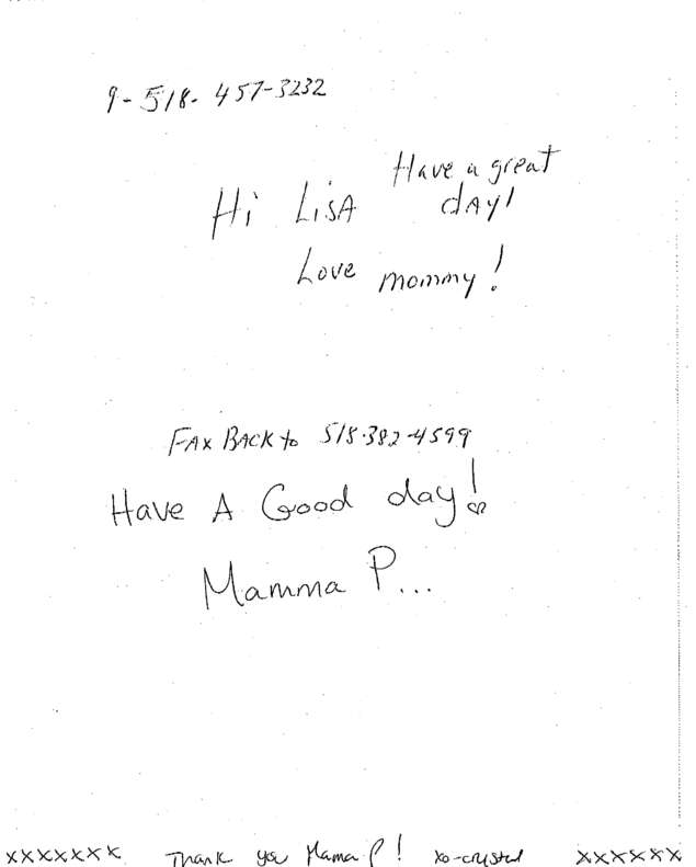 Fax page