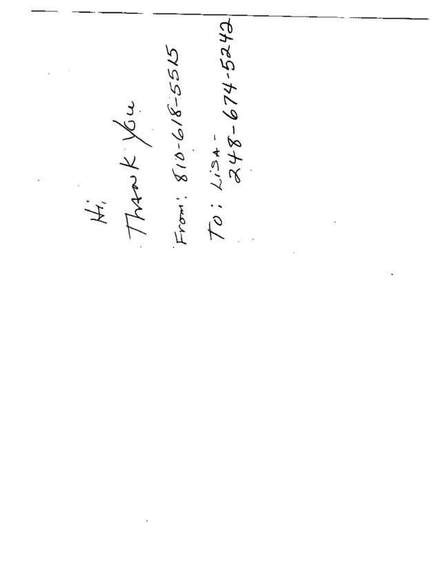 Fax page