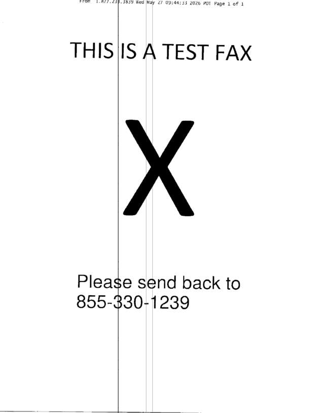 fax page