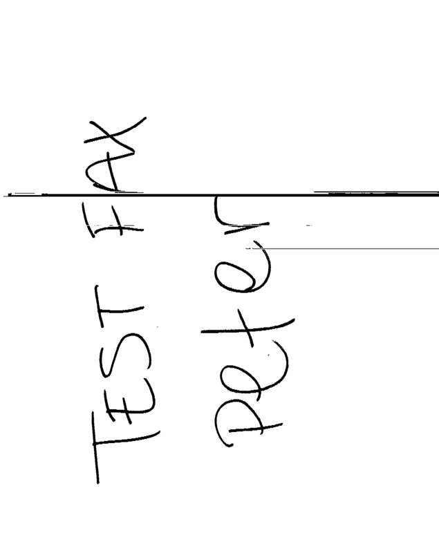Fax page