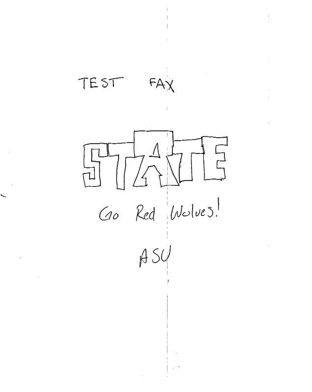 Fax page