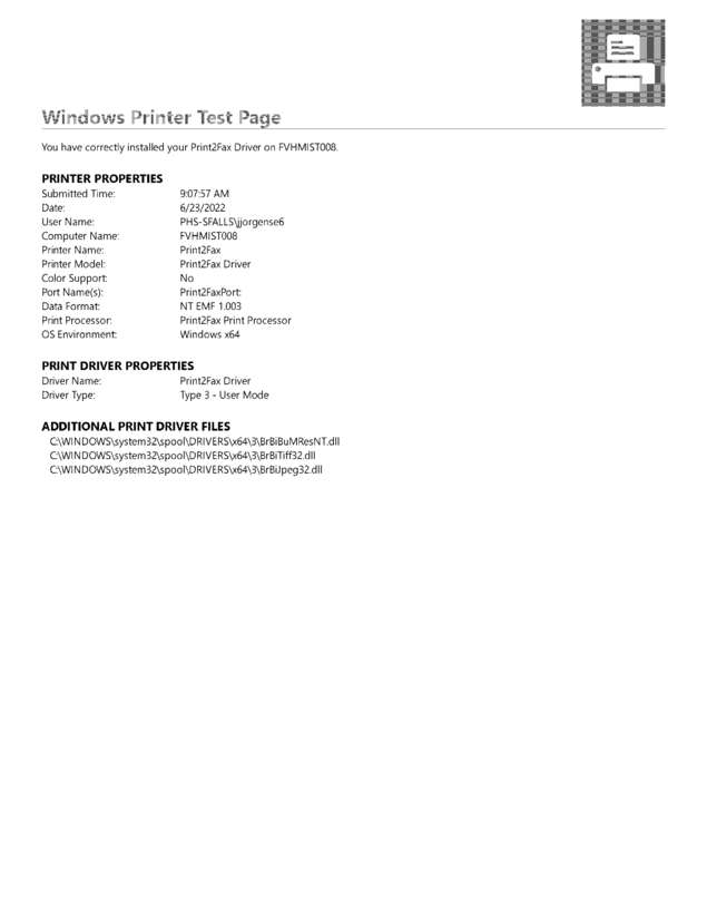 fax page