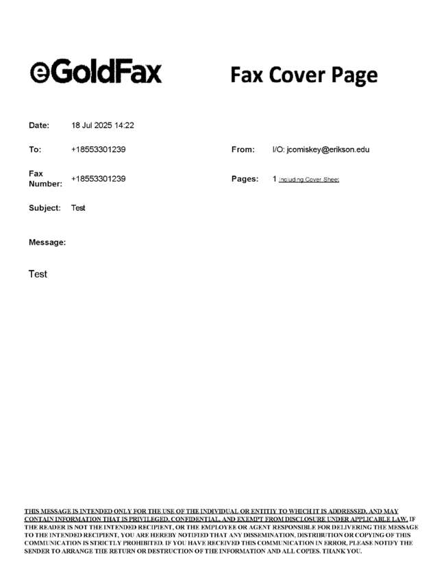 fax page