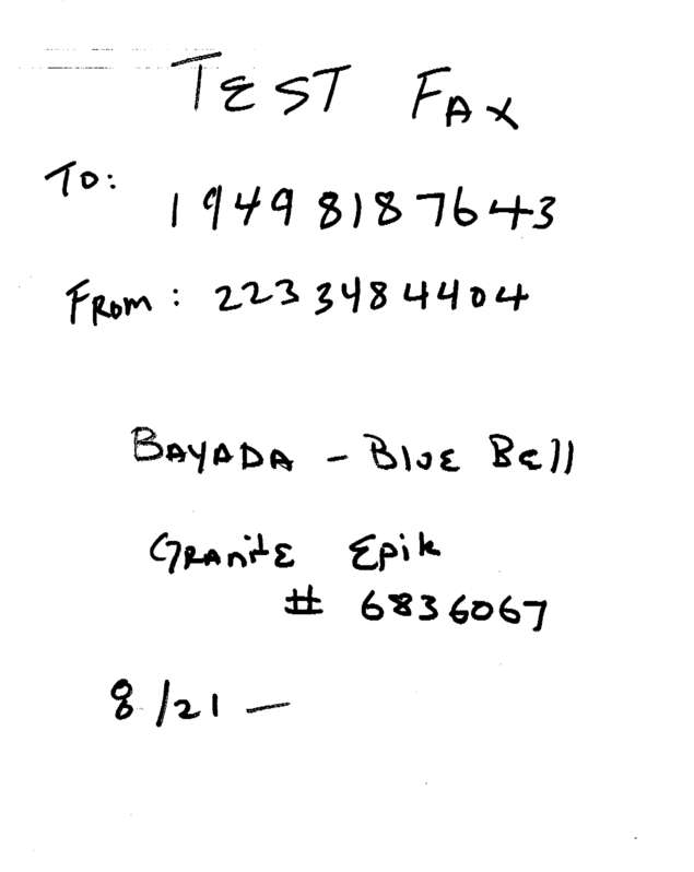 fax page