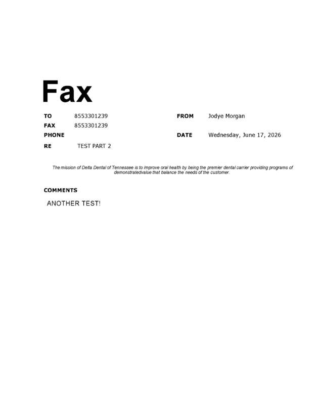 fax page