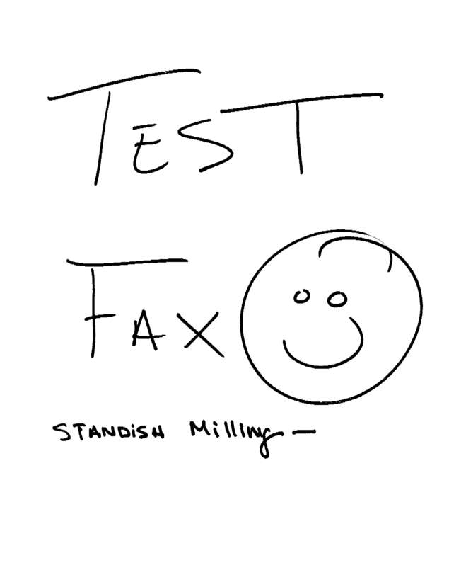 Fax page