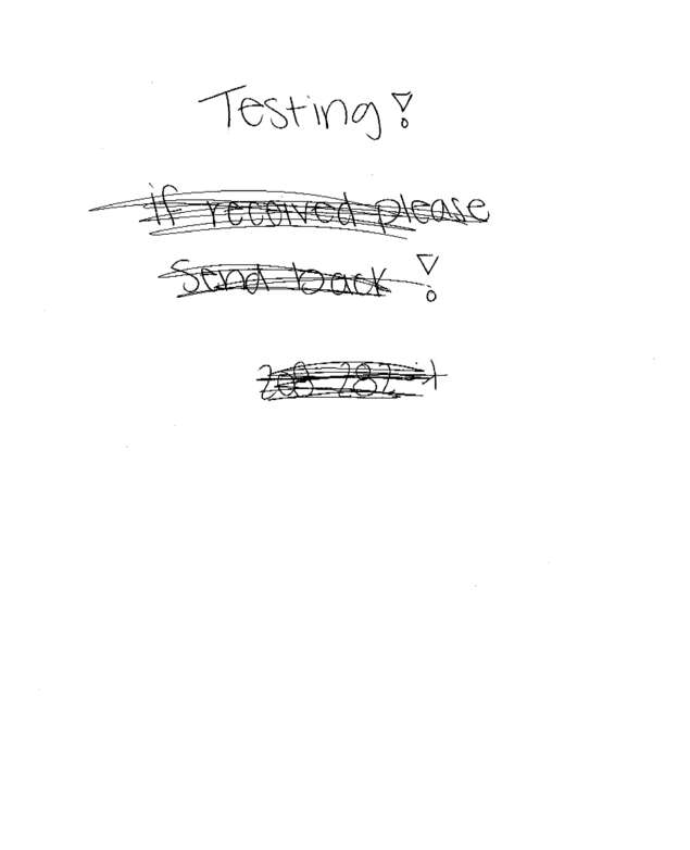 Fax page