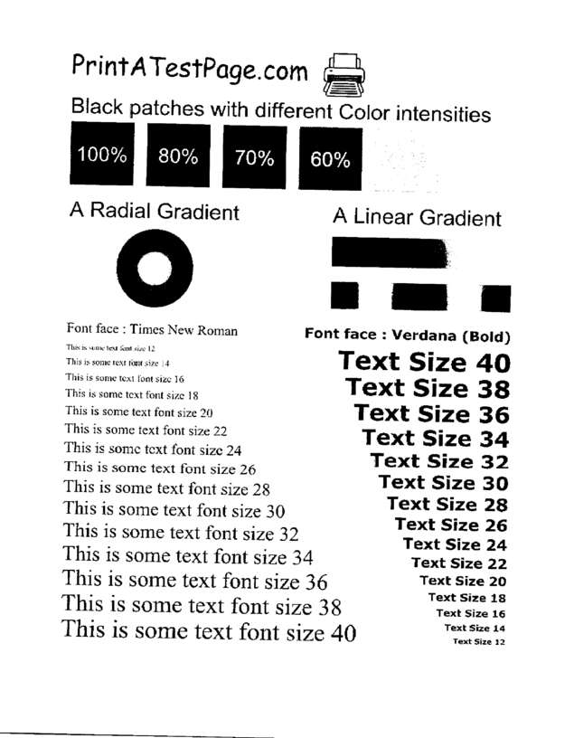 Fax page