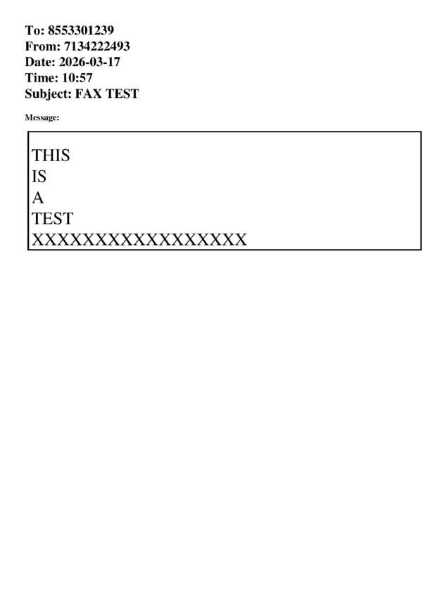 fax page
