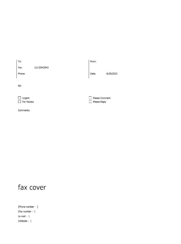 fax page