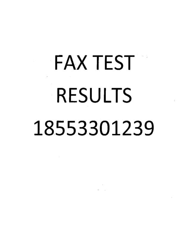 fax page