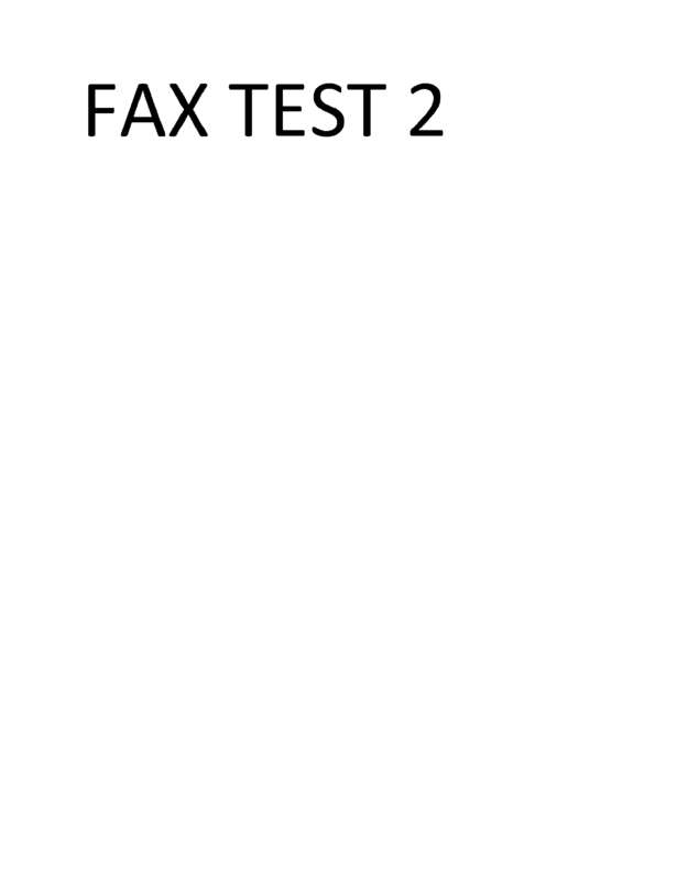 fax page