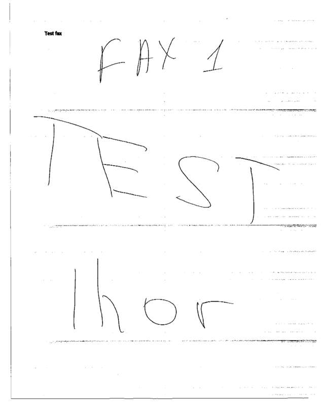 fax page