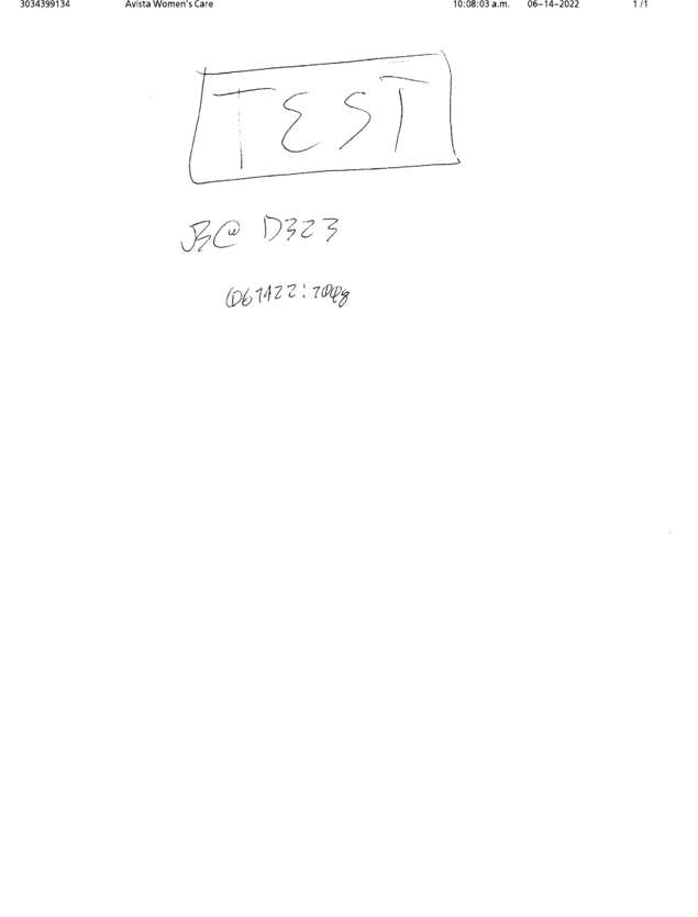 Fax page