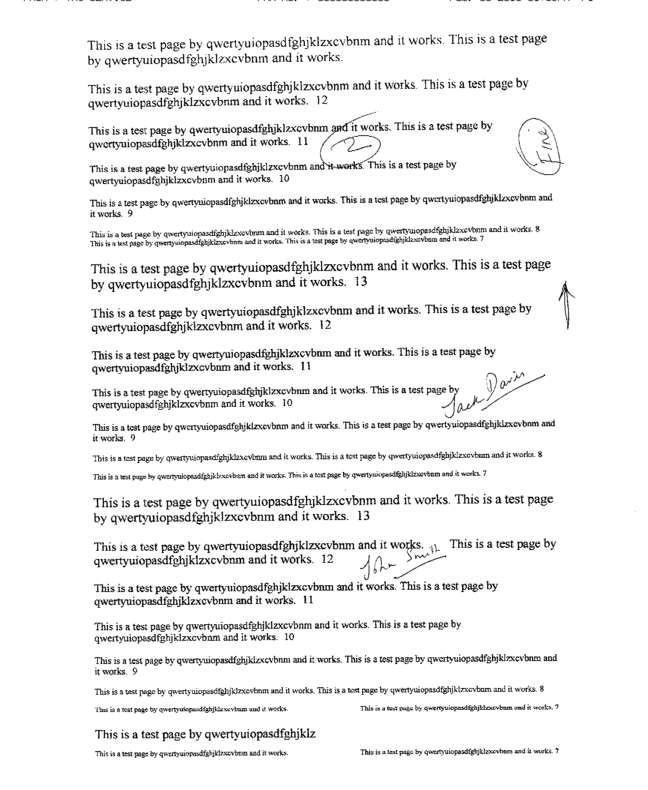fax page
