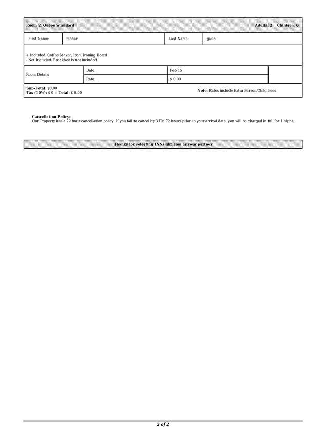 Fax page