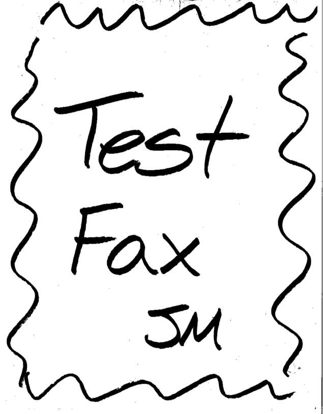 Fax page