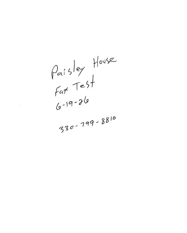 fax page