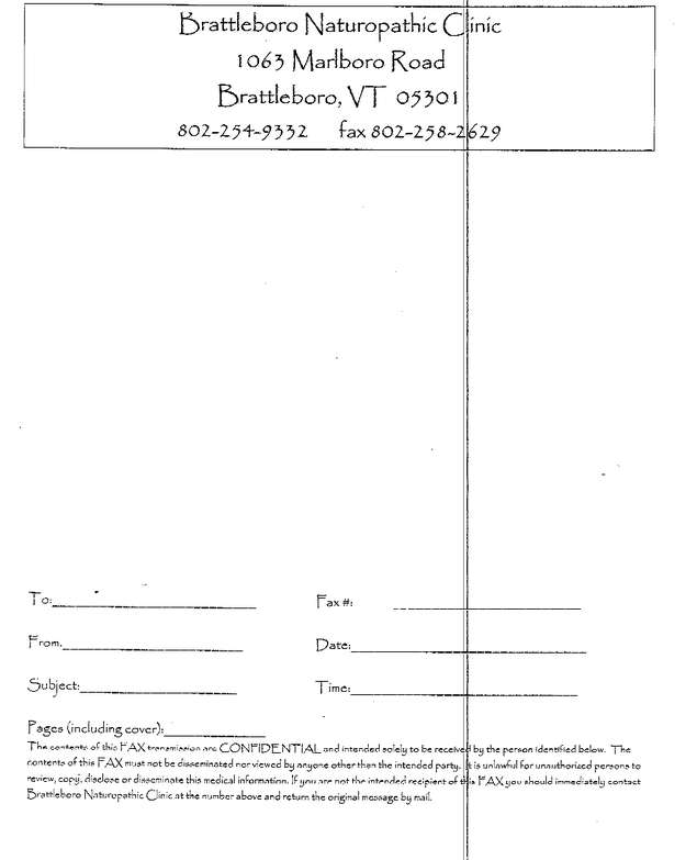 Fax page