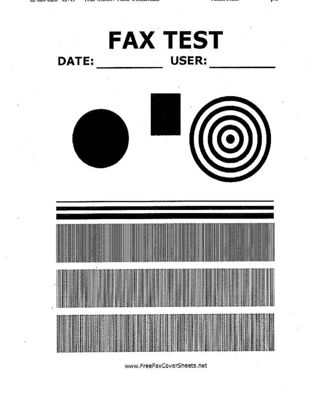 Fax page