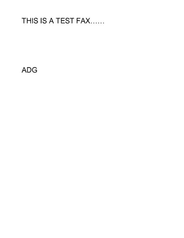 fax page