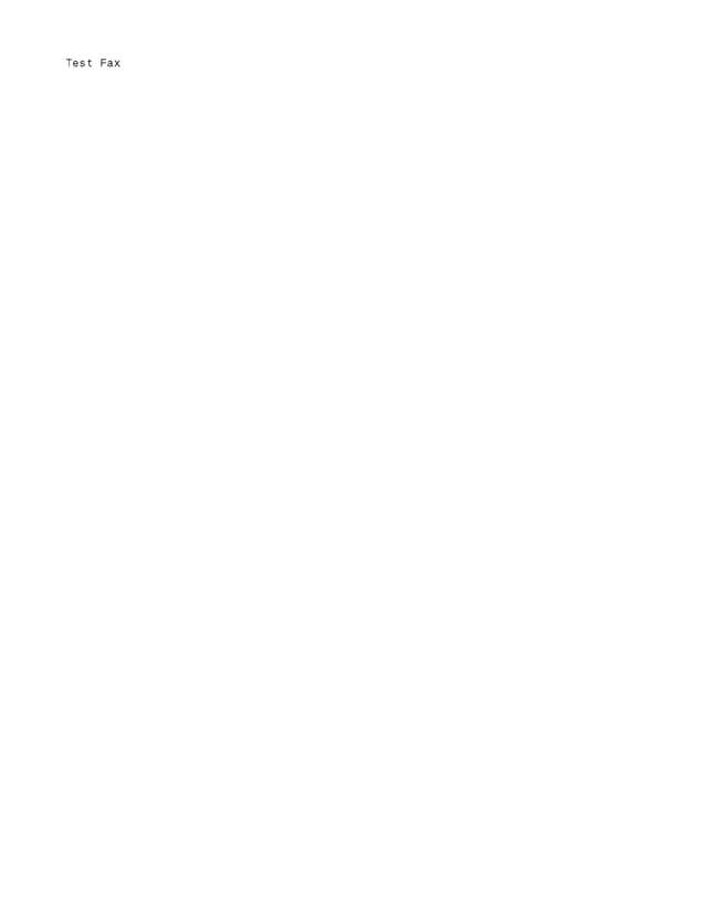 Fax page