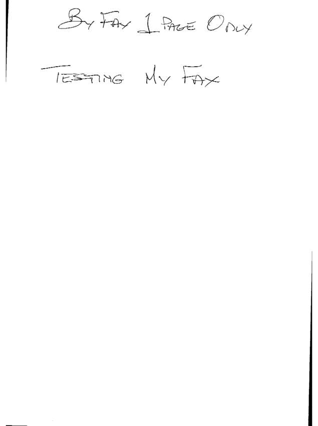 Fax page