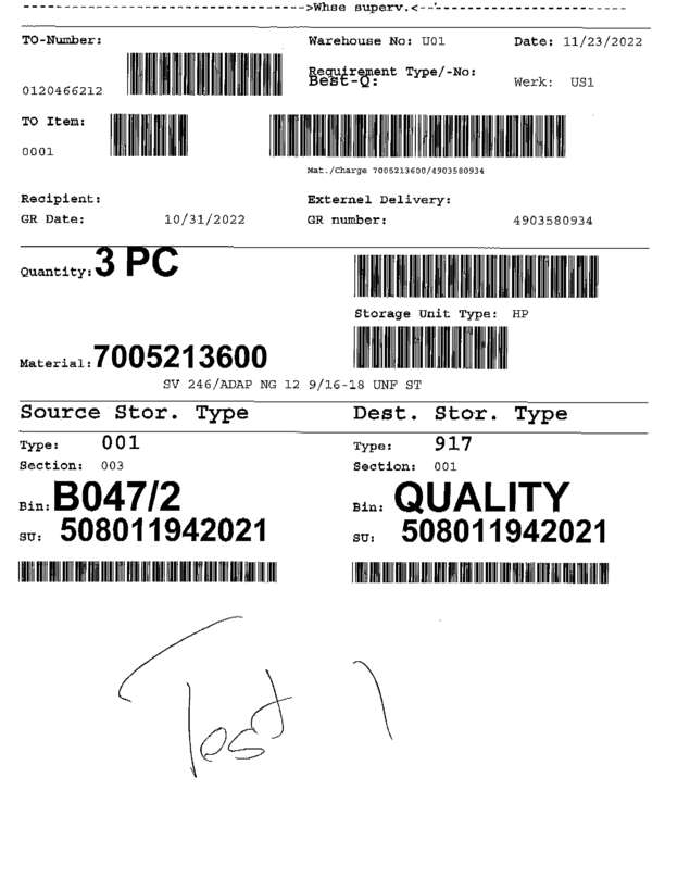 Fax page