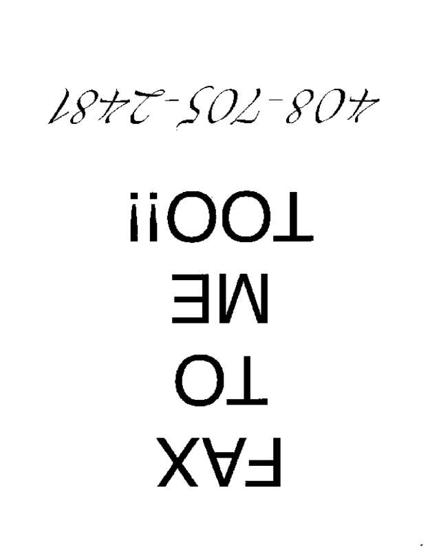 Fax page