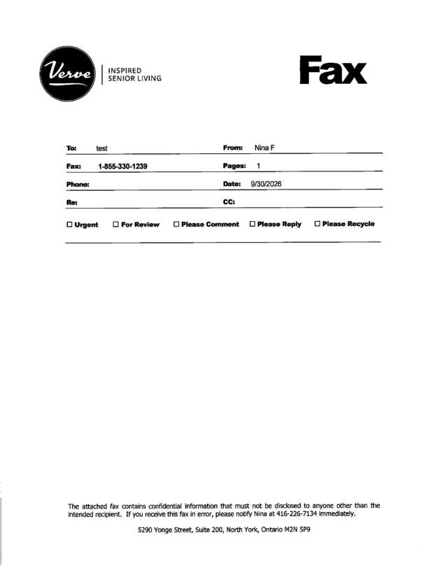 fax page