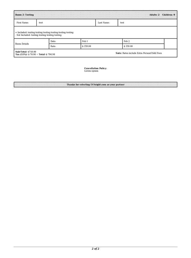 Fax page