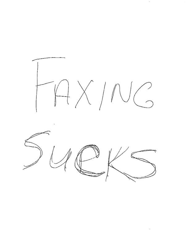 fax page