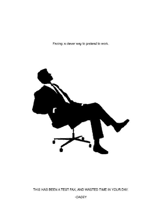 Fax page