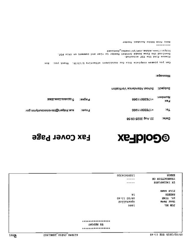 fax page