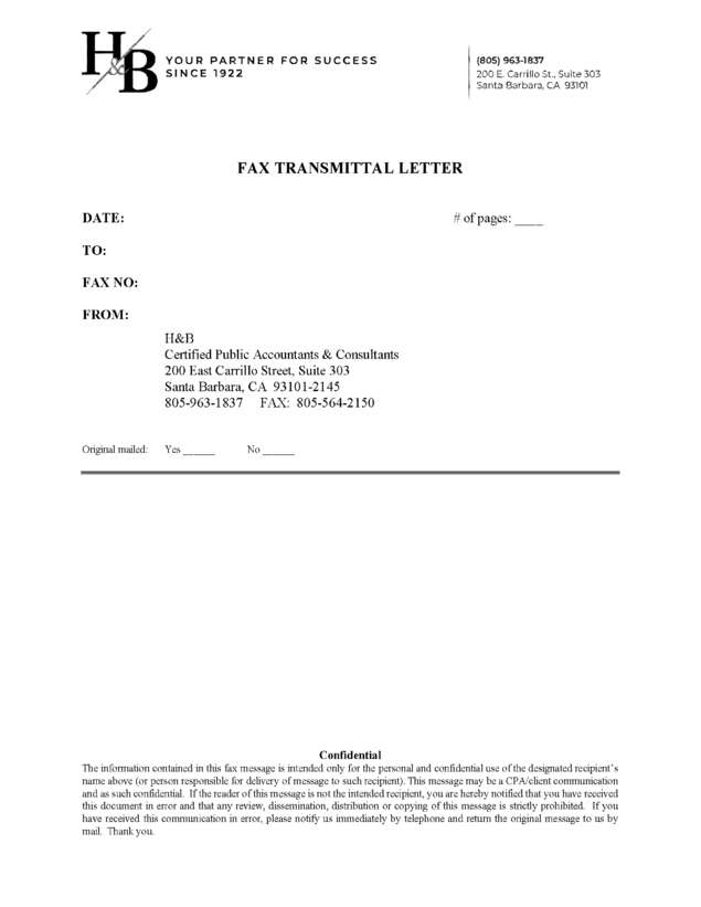 fax page