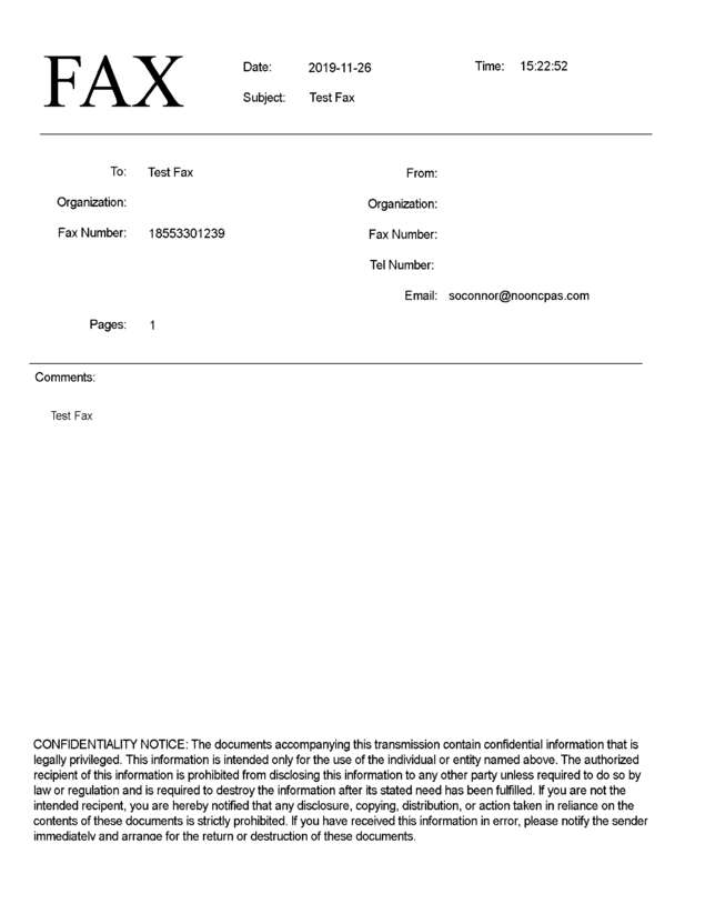 fax page