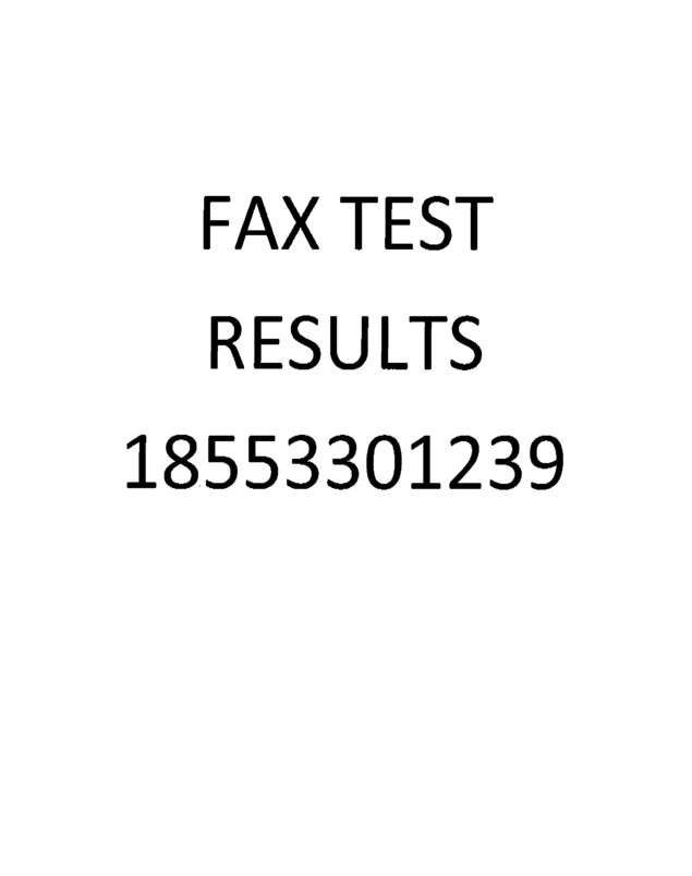 fax page