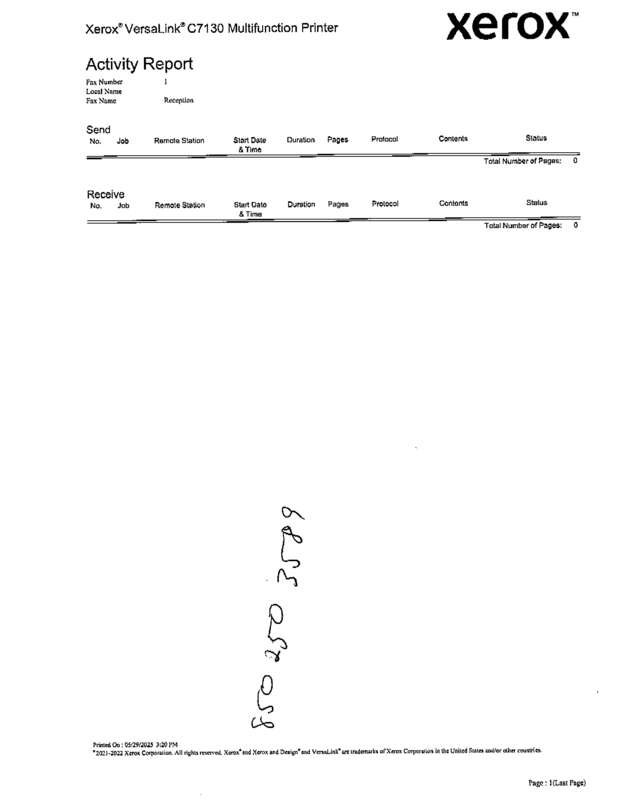fax page